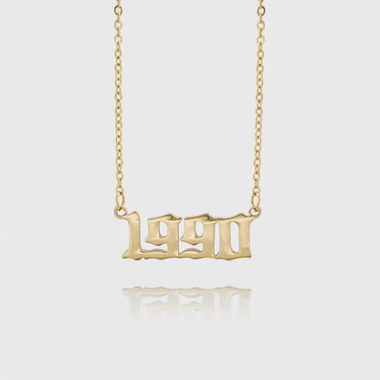 Collier personnalisé année de naissance