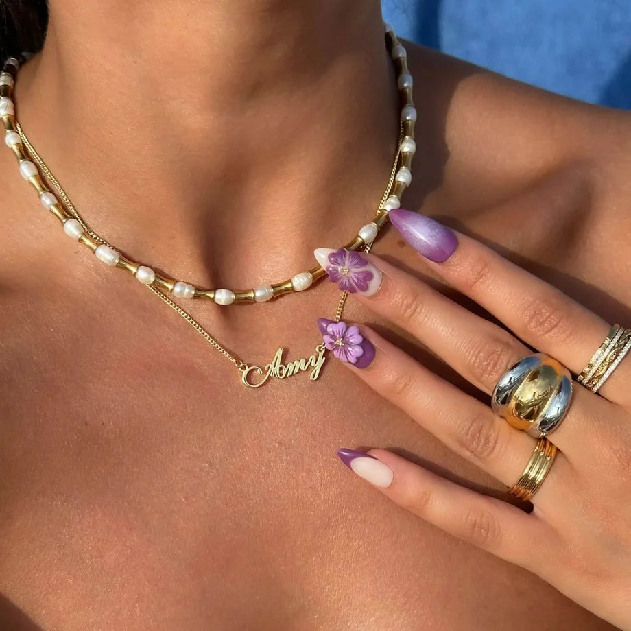 Collier prénom personnalisé Mia